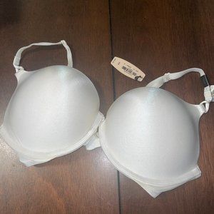 Victoria's Secret Bombshell Plunge Bra, White, 32D